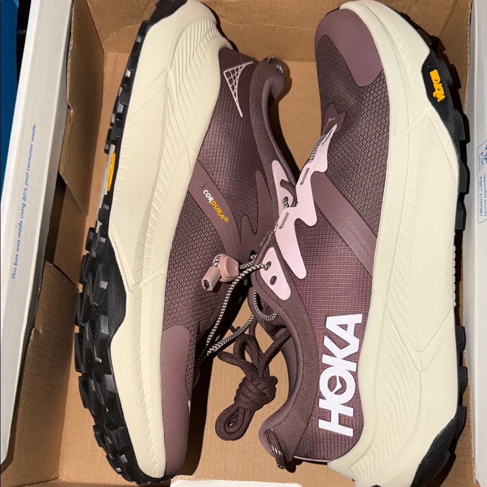 Hoka Women’s Trail Shoes - Mauve with Pink Accents